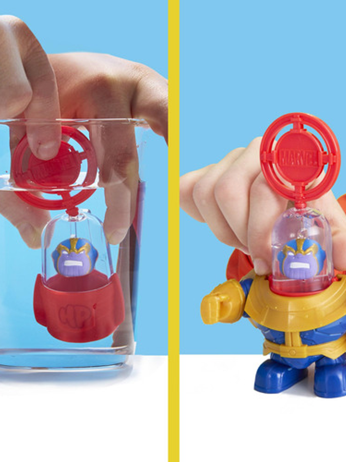 Set De Batalla Hydro Pods Marvel Thanos Aqua Armor Para Niño 2