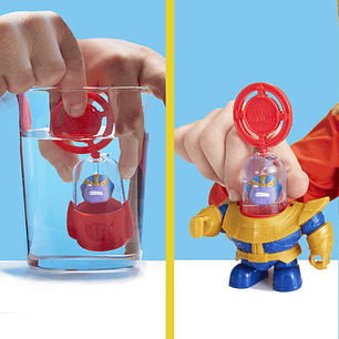 Set De Batalla Hydro Pods Marvel Thanos Aqua Armor Para Niño