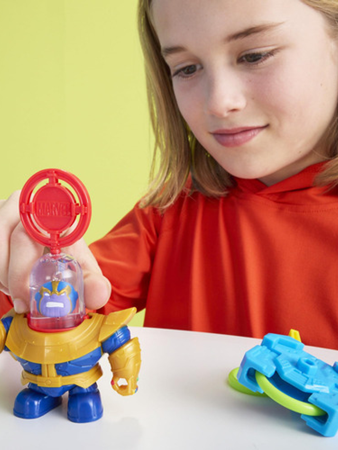 Set De Batalla Hydro Pods Marvel Thanos Aqua Armor Para Niño 6