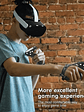 Funda Protectora Vr Oculus Quest 2 Relohas Negra Plástico Ajustable Gamer - thumbnail 2
