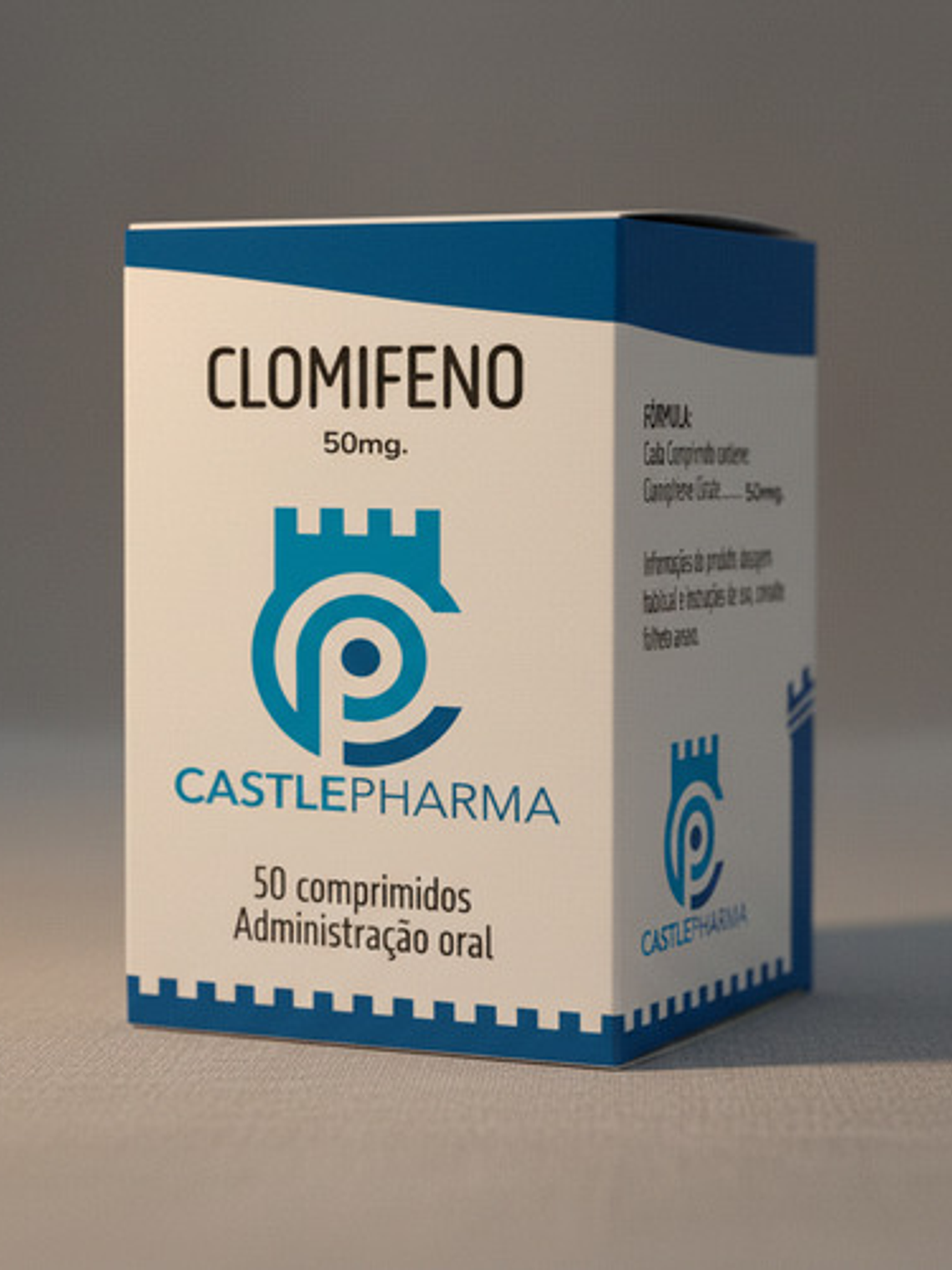 Clomifeno Castle Ph 50mg Tabletas 50 Unidades Sin Sabor 6