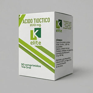Ácido Tióctico (ALA) 200mg – K Elite