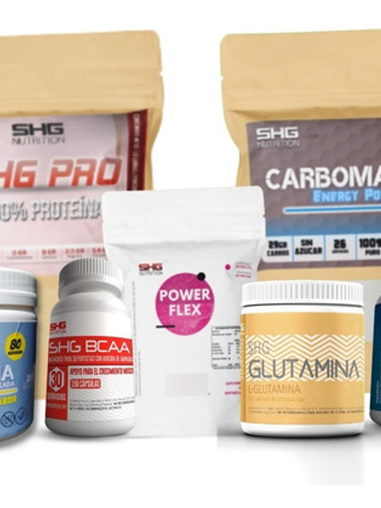 5 Bolsas de Shg Pro de 800gr (4kg) - Proteína 100% Vegetal  3
