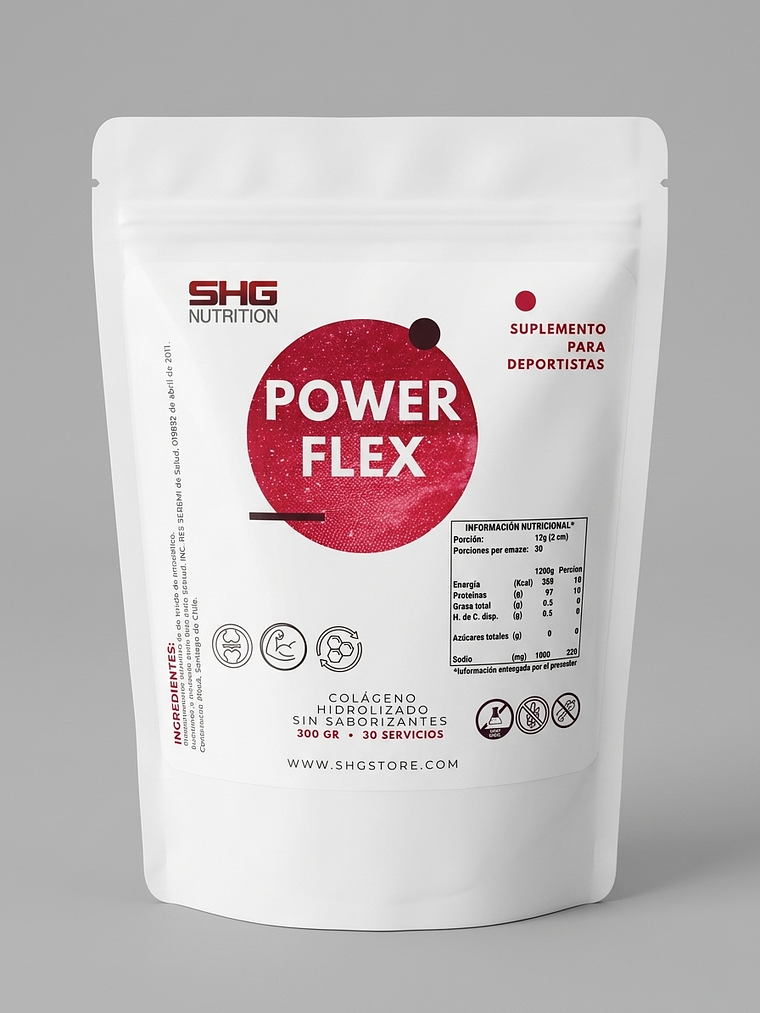 PowerFlex Colágeno Hidrolizado 300gr – SHG Nutrition 1