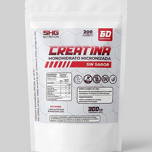 Creatina Monohidrato Micronizada 100% Pura 300gr