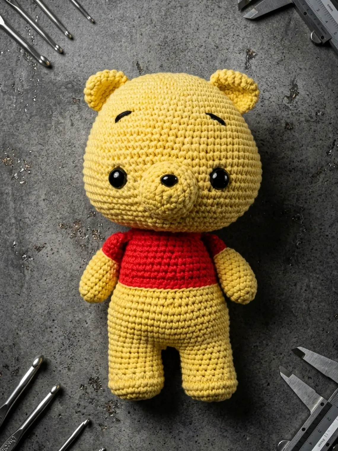 Winnie Amigurumi Artesanal - Edición Soft (25cm) 2
