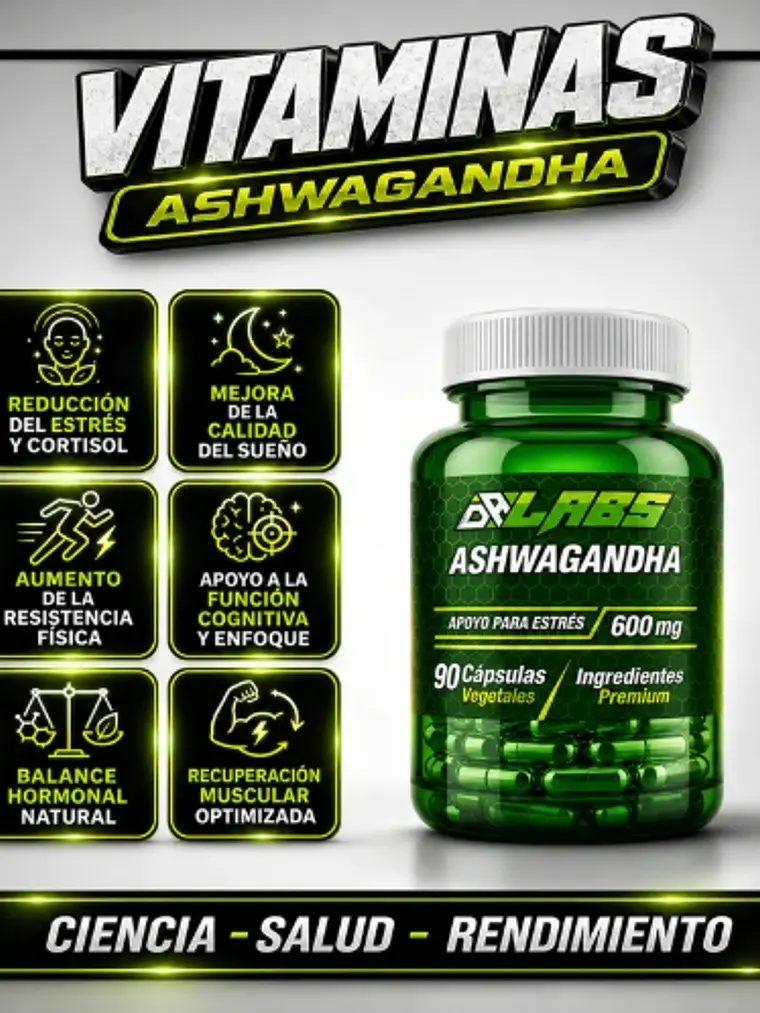 Ashwagandha Ksm-66 Dr. Labs 600mg - 90 Cápsulas 1