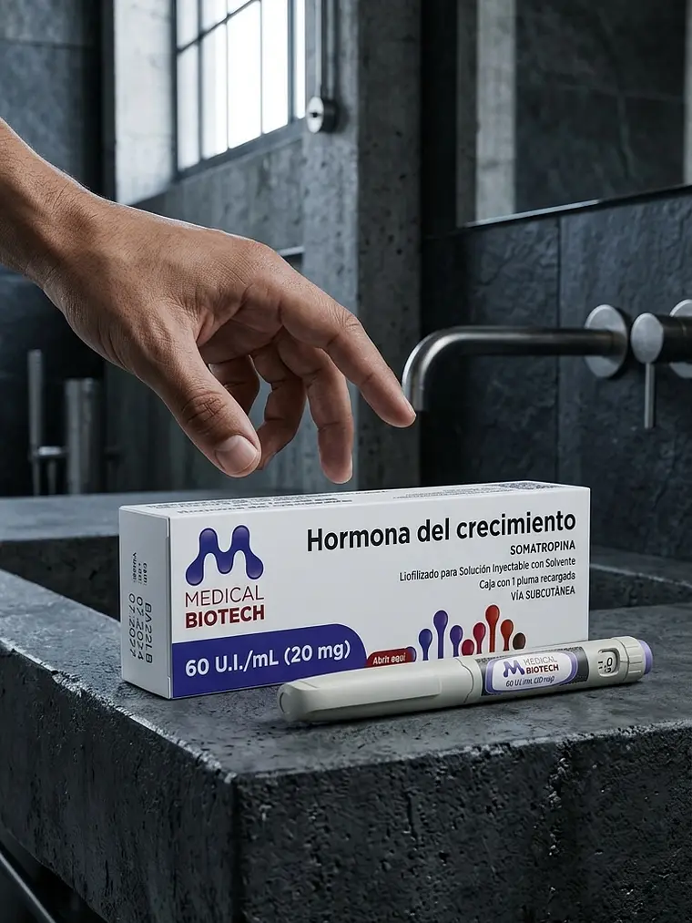 Hormona de Crecimiento - Somatropina 60 U.I./mL (20 mg) – Medical Biotech 3