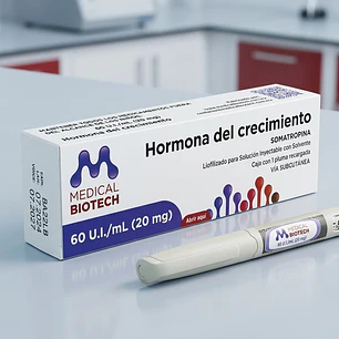 Hormona de Crecimiento - Somatropina 60 U.I./mL (20 mg) – Medical Biotech