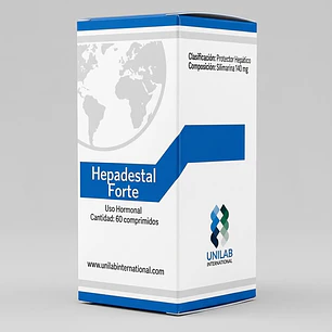 Hepadestal - Forte – Unilab International (Silimarina 140 mg) Protector Hepático