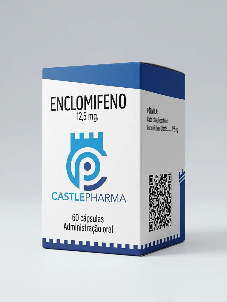 Enclomifeno (Citrato de Enclomifeno) 12,5mg - Castle Pharma 1