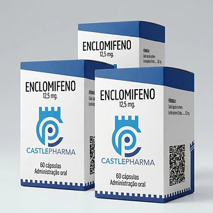 Enclomifeno (Citrato de Enclomifeno) 12,5mg - Castle Pharma