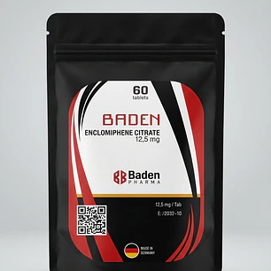 Citrato de Enclomifeno 12.5 mg / 60 tabletas / Baden Pharma