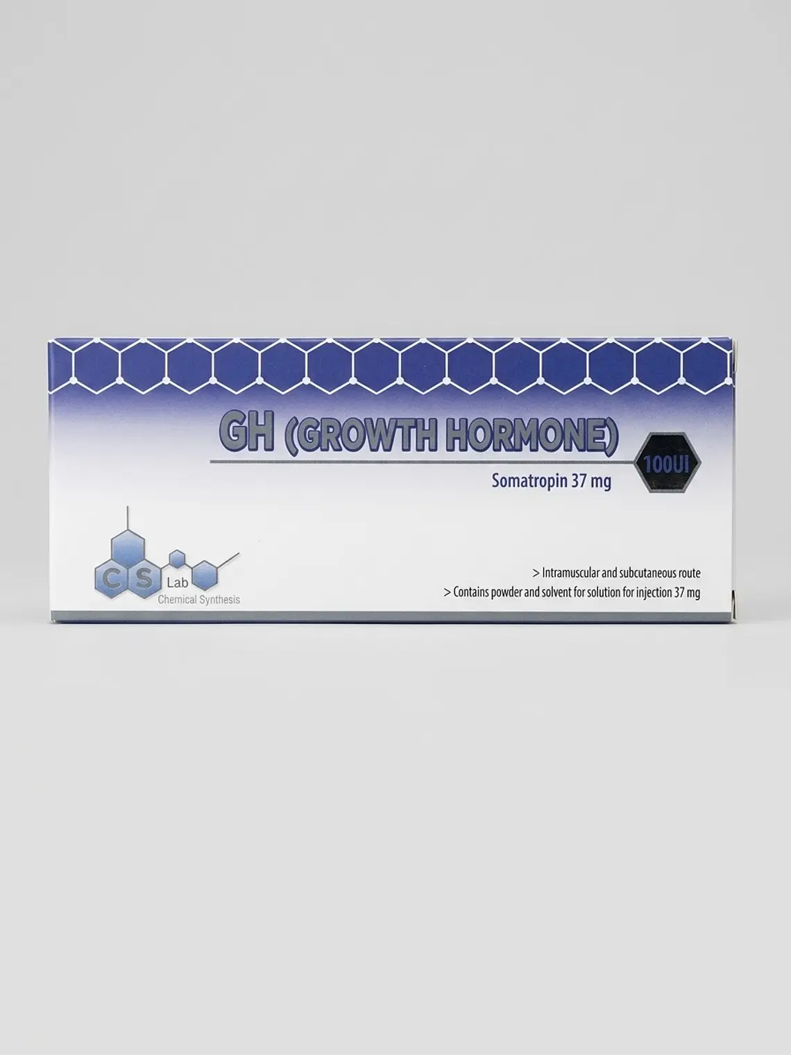 Hormona de Crecimiento (Somatropina) / 37 mg (equivalente a 100 UI) - CS Lab (Chemical Synthesis) 1