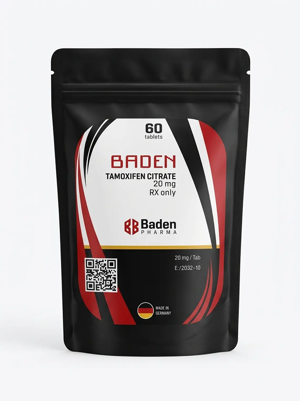  Tamoxifeno BADEN PHARMA 60 comprimidos / 20mg 1