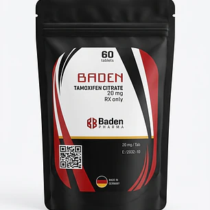  Tamoxifeno BADEN PHARMA 60 comprimidos / 20mg