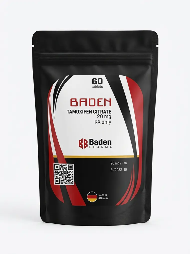  Tamoxifeno BADEN PHARMA 60 comprimidos / 20mg 1