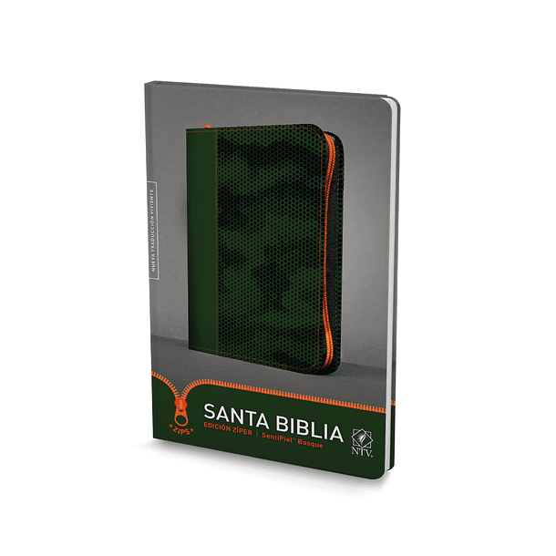 Biblia NTV, Edición zíper Camuflaje Verde 1