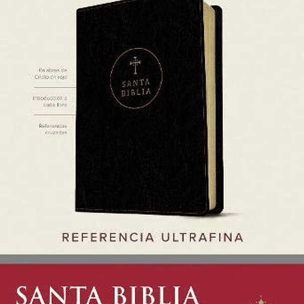 Biblia RVR60 Edición de Referencia Ultrafina (SentiPiel Negro)