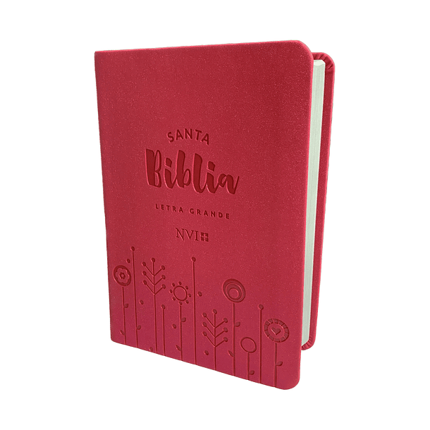 Biblia NVI Letra grande Tamaño Mediano (Sentipiel Fucsia) 1