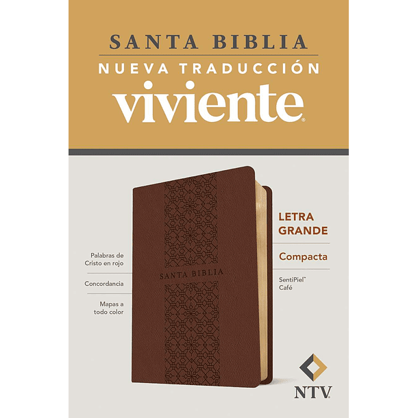Biblia NTV Compacta Letra Grande (Café) 2