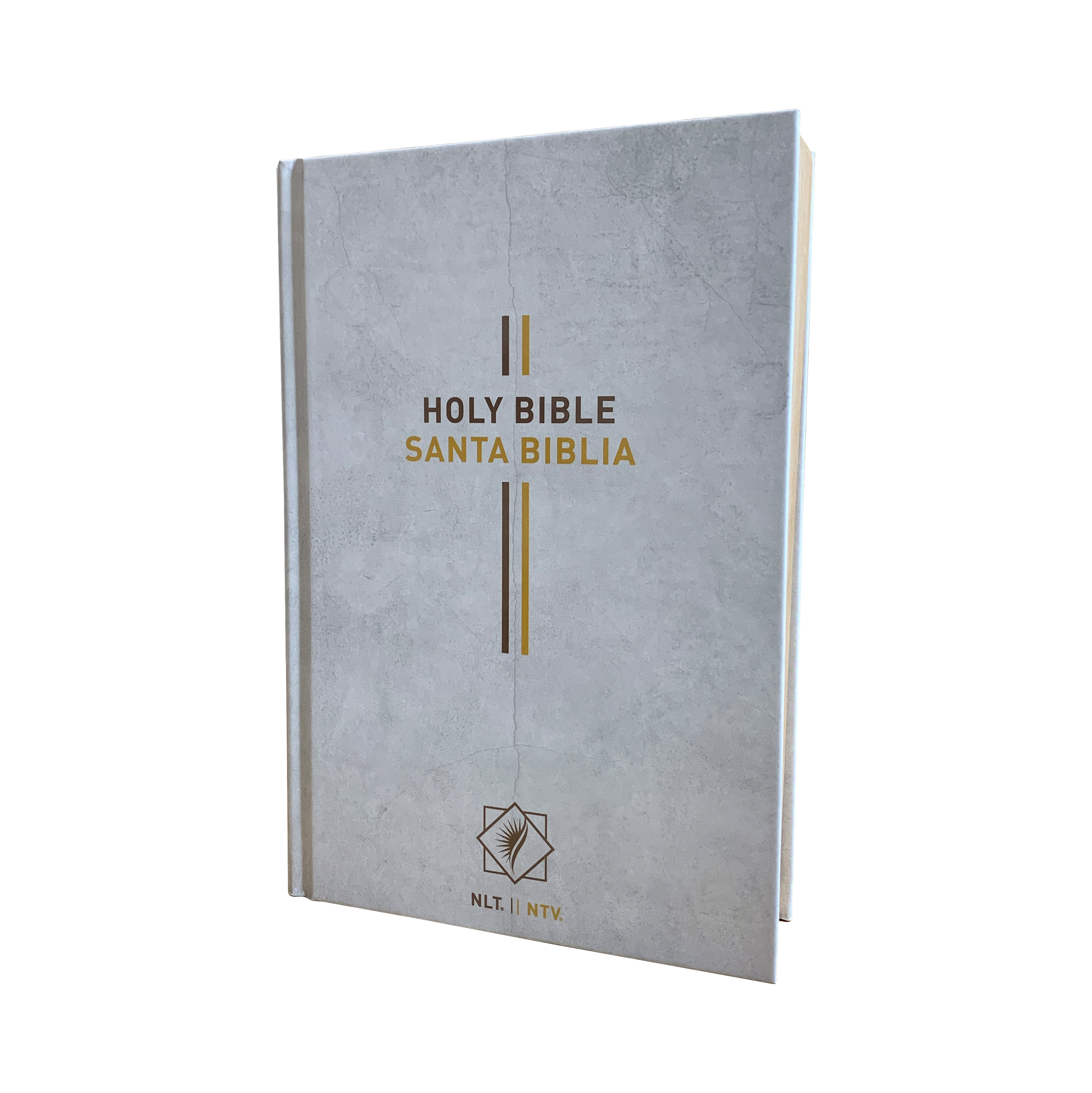 Biblia Bilingüe NTV (Tapa dura Gris)