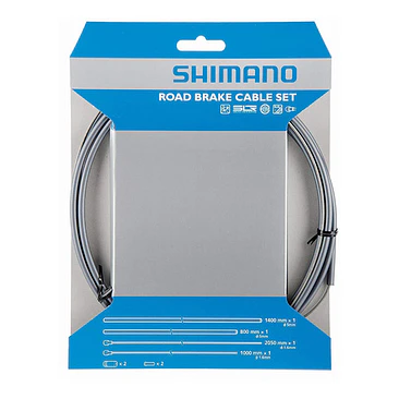Set De Cables De Freno De Ruta Shimano Gray Con Sil-tec