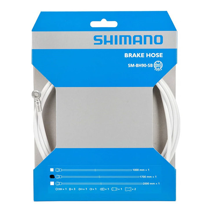 Manguera De Freno Hidraulico Shimano Sm-bh90-ss White 1700mm