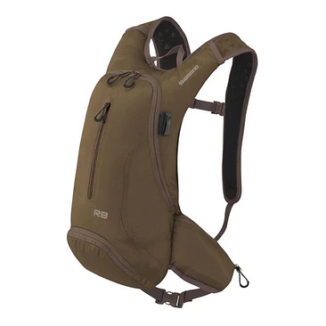 Mochila Con Hidratacion Shimano Rokko 8 Dark Earth