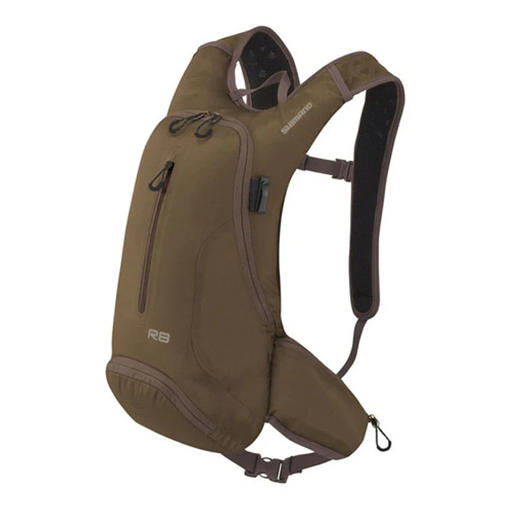Mochila Con Hidratacion Shimano Rokko 8 Dark Earth