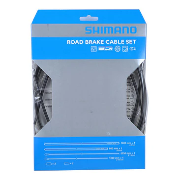 Set De Cables De Freno De Ruta Shimano Black Con Sil-tec