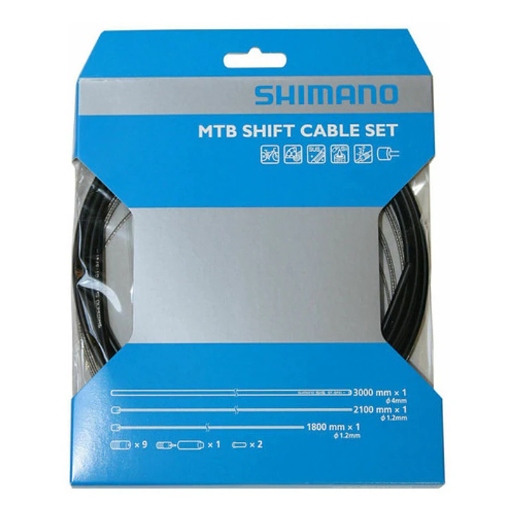 Cable De Cambio Y Funda Shimano Sp41 Negro
