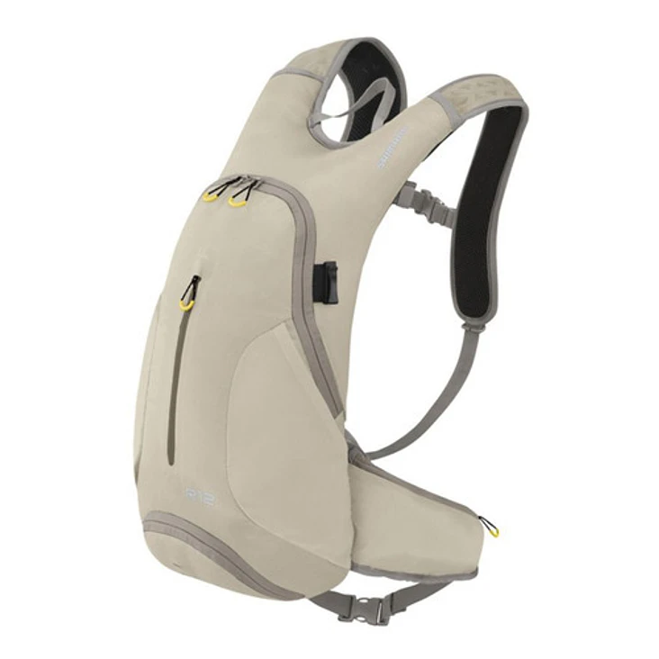 Mochila Con Hidratacion Shimano Rokko 12 Feather Baige