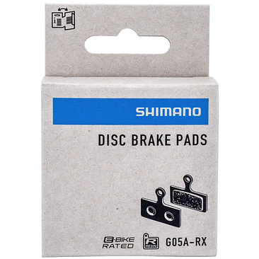 PASTILLA FRENO SHIMANO RESINA W/O FIN (G05A-RX), PAD SPRING W/SPLIT PIN 1 PAIR, IND.PACK EBPG05ARXA
