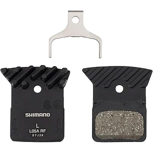 PASTILLA FRENO SHIMANO RESINA W/ FIN (L05A-RF), PAD SPRING, 1 PAIR, IND.PACK EBPL05ARFA