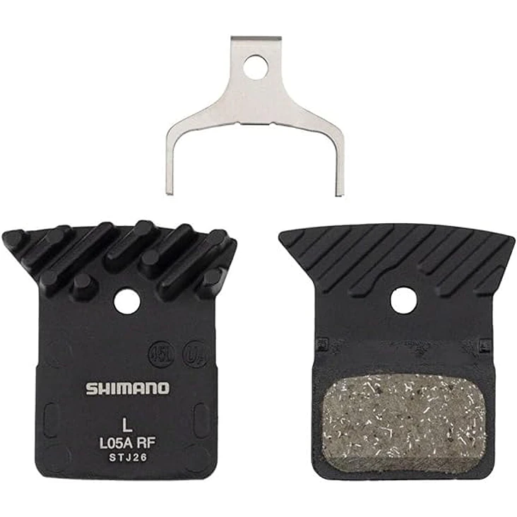 PASTILLA FRENO SHIMANO RESINA W/ FIN (L05A-RF), PAD SPRING, 1 PAIR, IND.PACK EBPL05ARFA