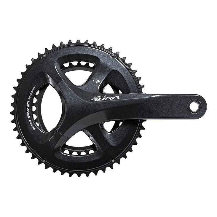 VOLANTE FC-R3000, SORA DOUBLE, 4-ARM 170MM 2-PCS FC, FOR REAR 9V. 50X34T W/O CG, W/O BB PARTS, IND.P