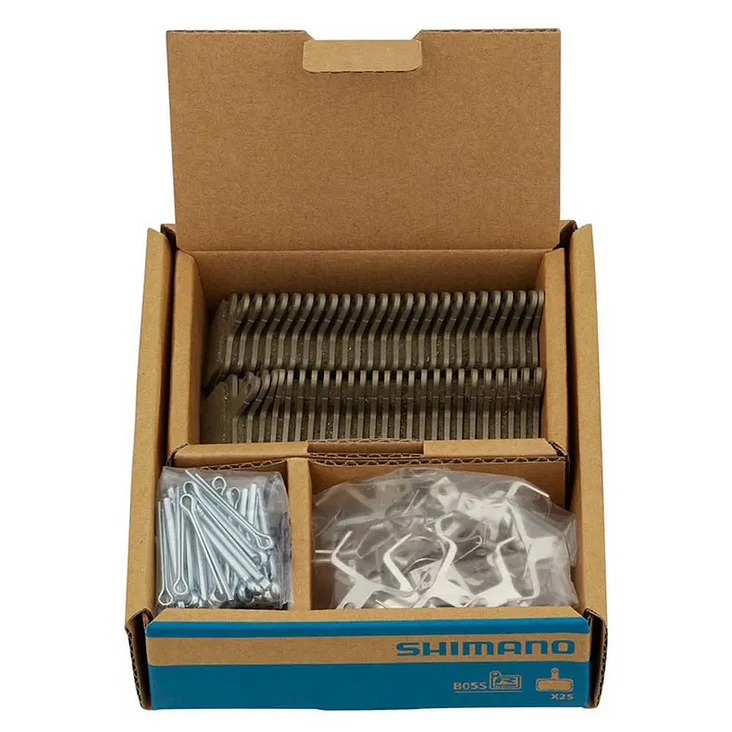 PASTILLA FRENO SHIMANO RESIN PAD W/O FIN (B05S-RX), 25 PAIRS, SEMI-BULK EBPB05SRXBS