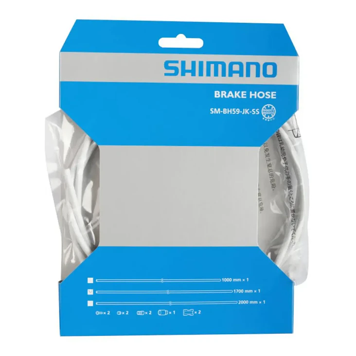 CABLE FRENO TRAS. HIDRA. SM-BH59 WHITE 1700MM