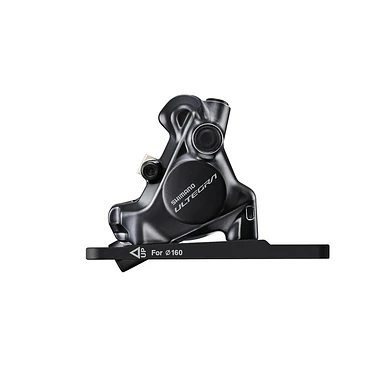 CALIPER HID.BRR8170 SHIMANO ULTEGRA DEL FLAT BRACKET 140/160MM ROTOR 160 L05A-RF RESIN PAD CAJA