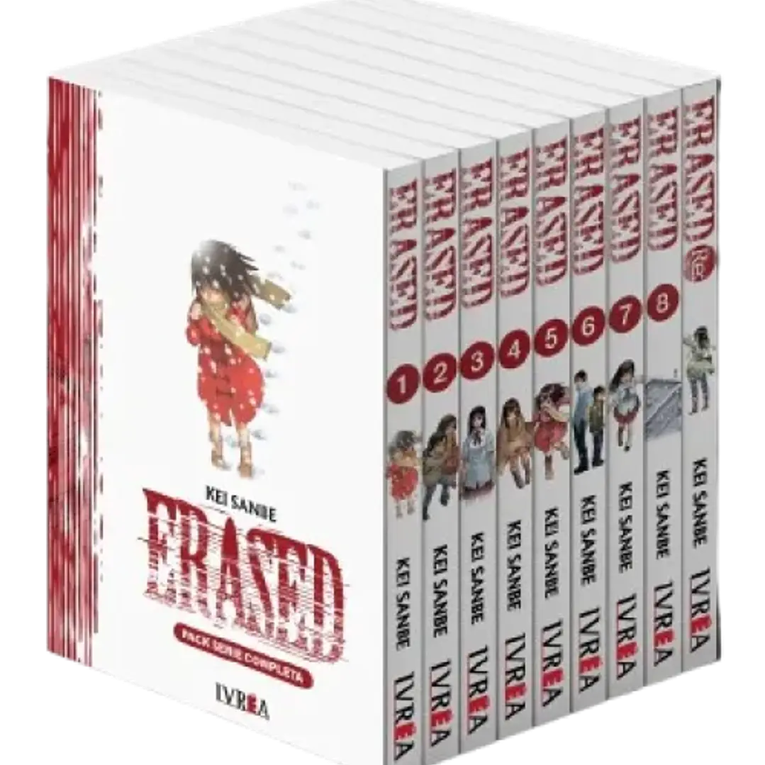Erased (Pack completo 8 tomos + 1 tomo único) 1