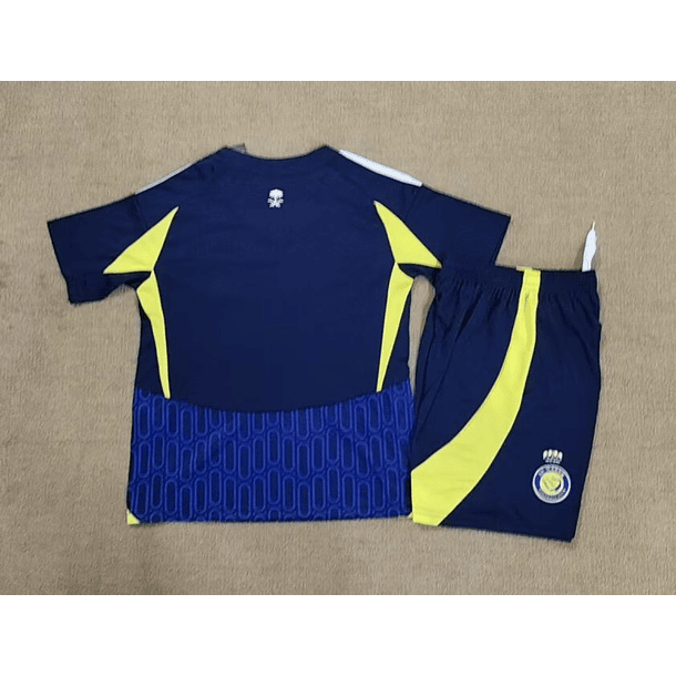 Kit Criança Al-Nassr FC Alternativo 2024/25 (Ronaldo)  2