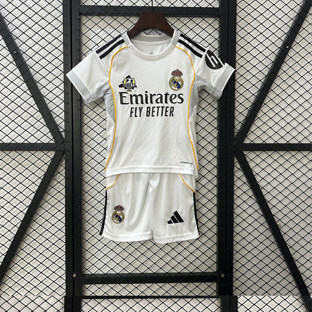 Kit Criança Real Madrid Home 2025/26 1