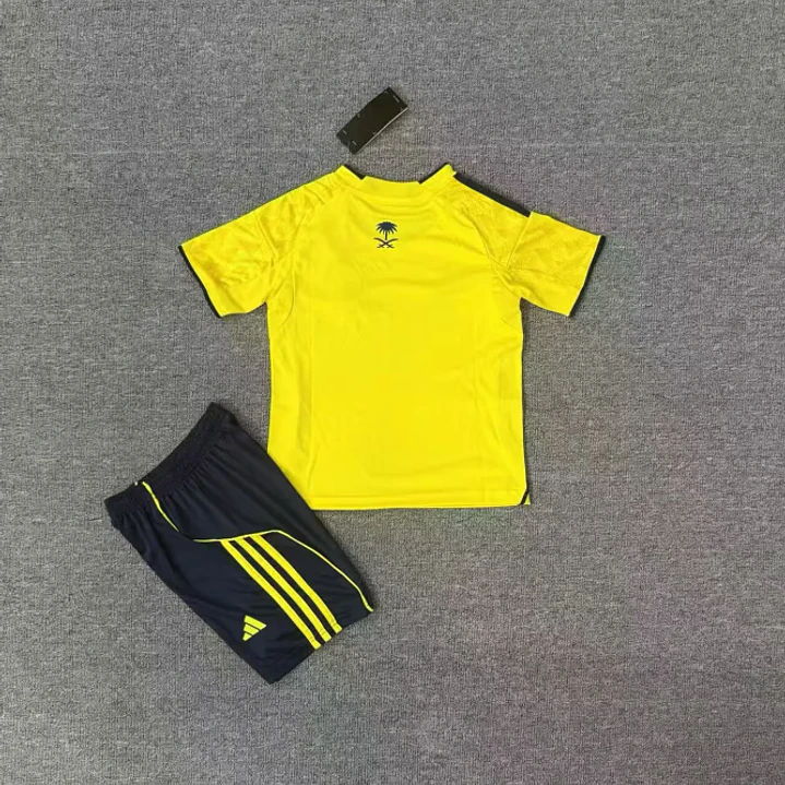 Kit Criança Al-Nassr FC Home 2025/26 (Ronaldo) 2