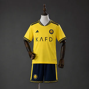 Kit Criança Al-Nassr FC Home 2026/27(Ronaldo)