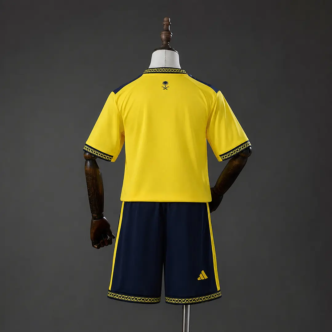 Kit Criança Al-Nassr FC Home 2026/27(Ronaldo) 2