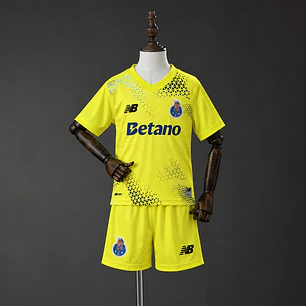 Kit Criança F.C Porto Guarda Redes Amarelo 2026/27 (Diogo Costa)