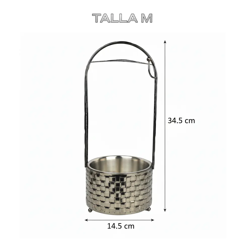 Chrome Coal Scuttle M 3
