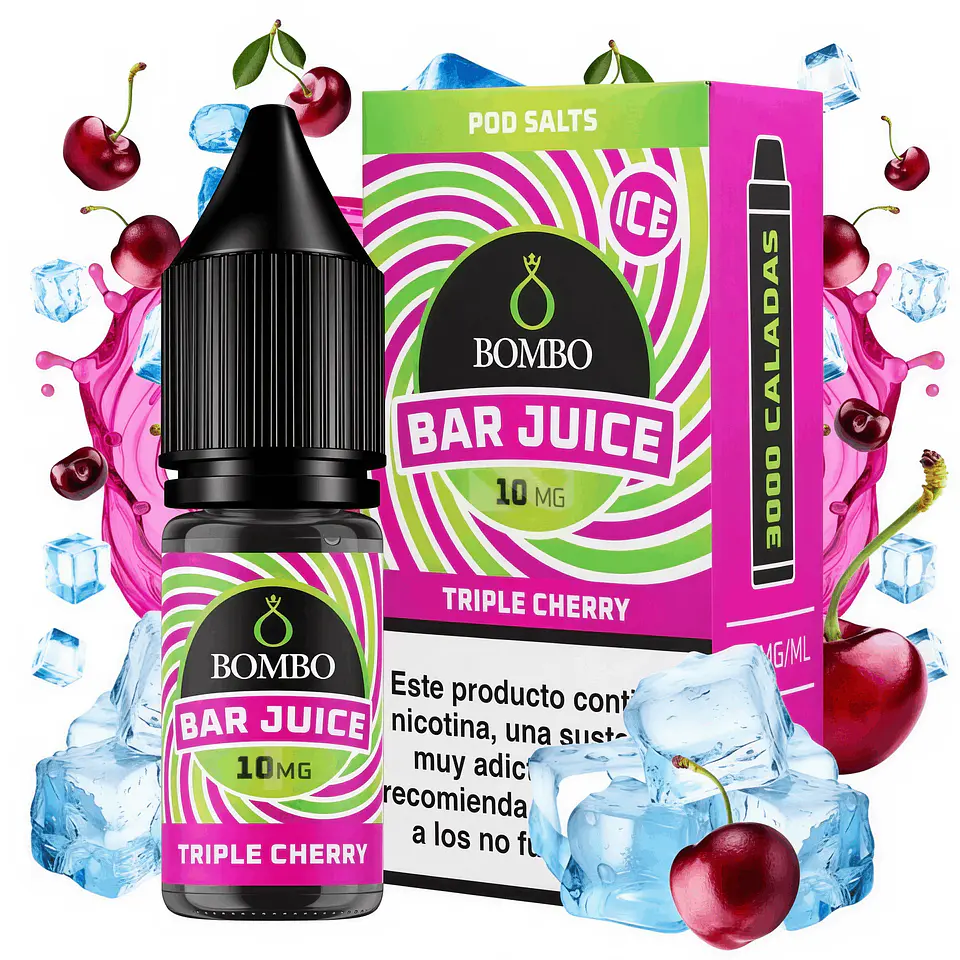 SALES DE NICOTINA BAR JUICE TRIPLE CHERRY 1