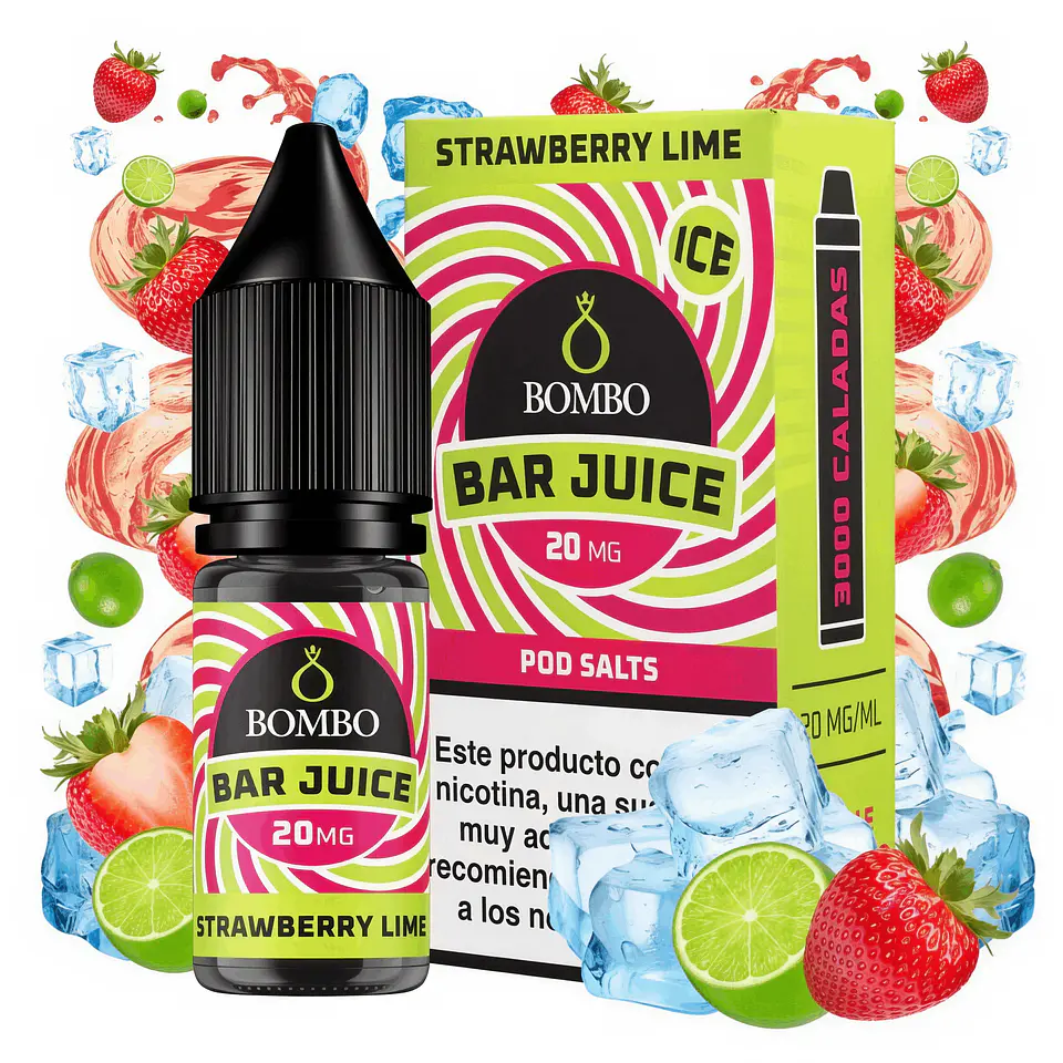 SALES DE NICOTINA BAR JUICE STRAWBERRY LIME 1